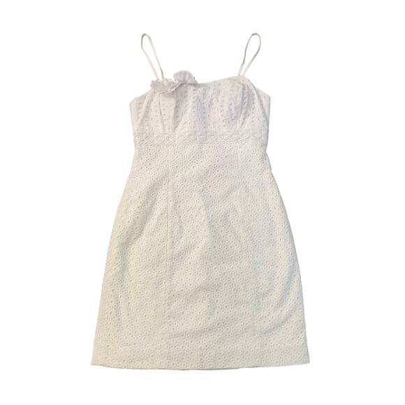 Lilly Pulitzer Liz white eyelet mini dress size 0 NWT - Picture 15 of 15
